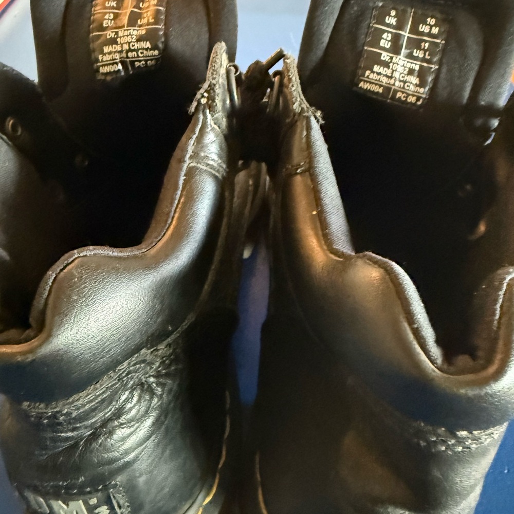 Dr. Martens Black Leather Boots - Picture 7 of 16